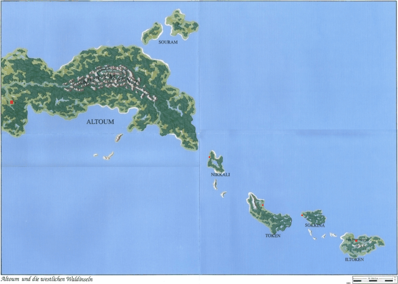 Altoum und die westlichen Waldinseln